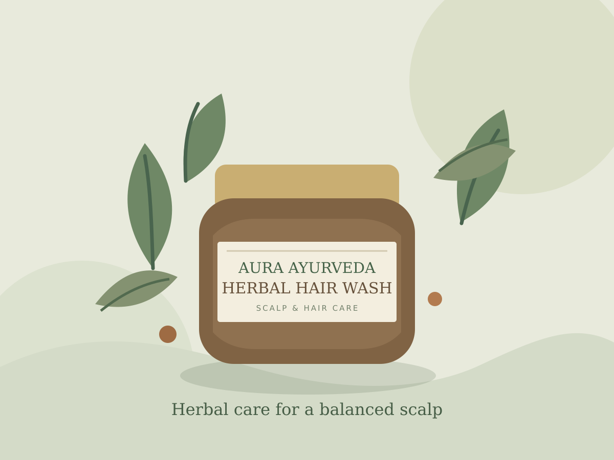 Ayurvedic Hair Wash from Aura Ayurveda